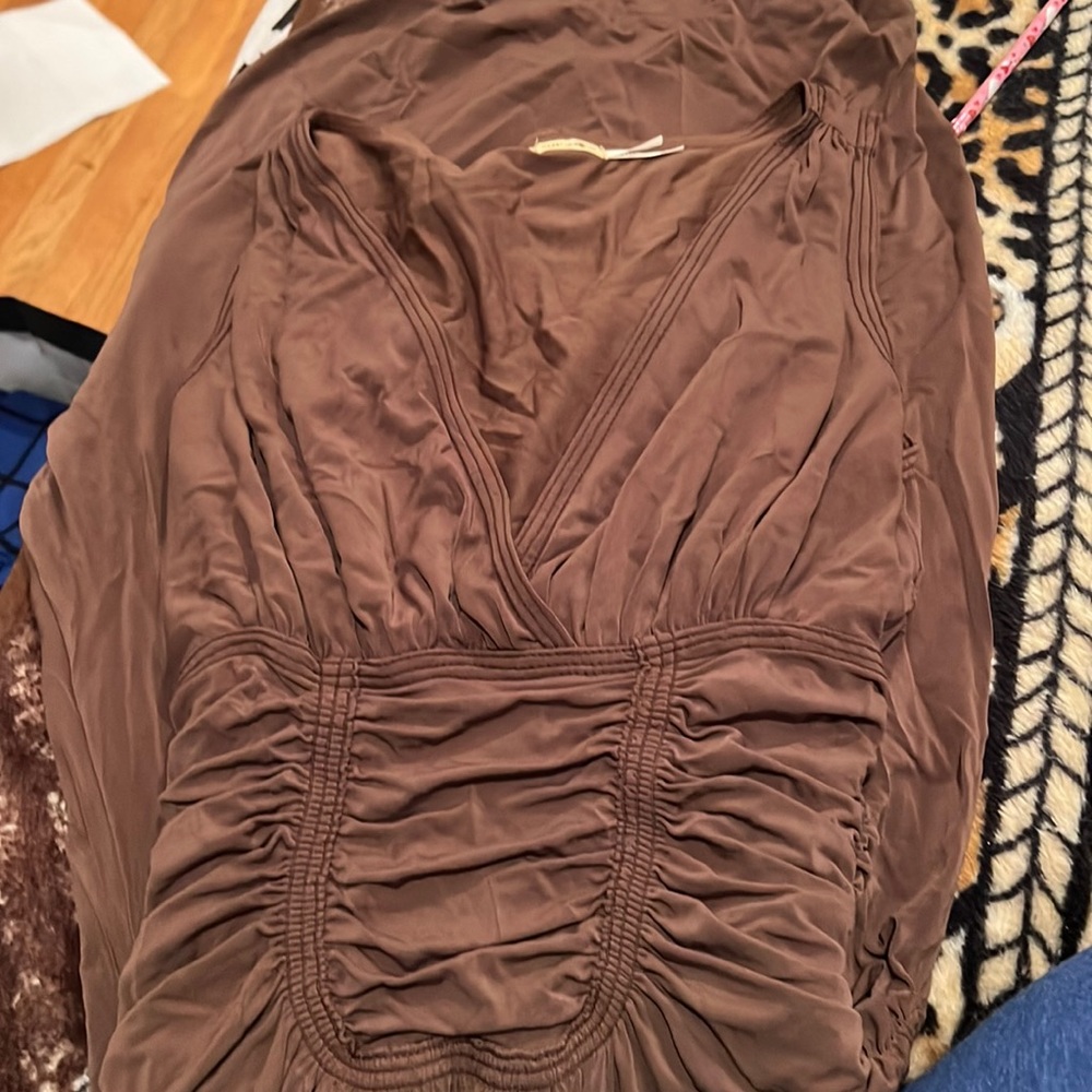 Dress brown XS